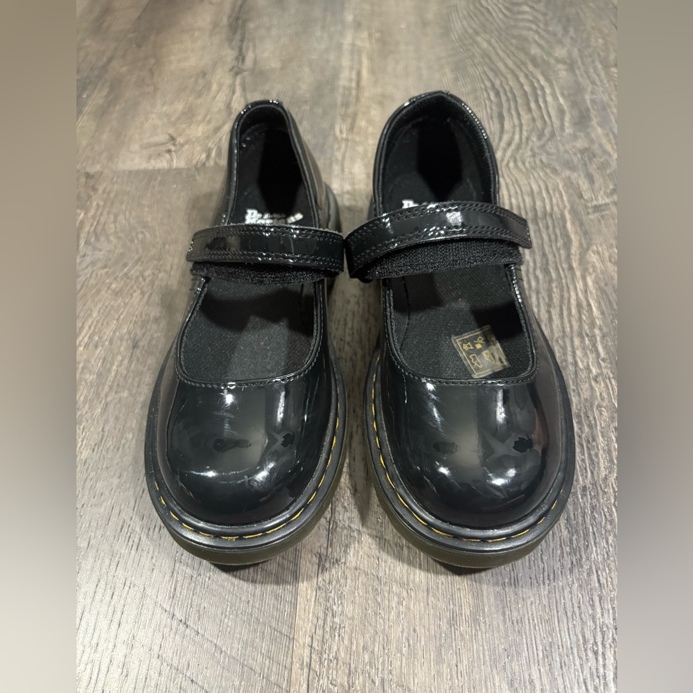 DR. MARTENS Patent Leather Girls Mary Jane Shoes